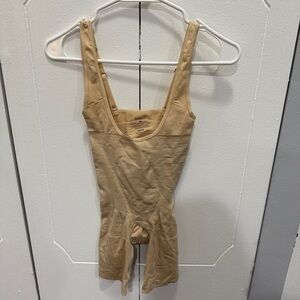 Assets by Spanx Beige Remarkable Results All-In-One Body Slimmer